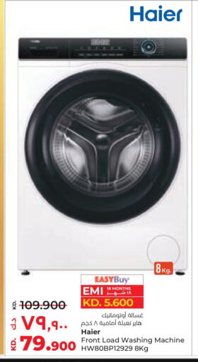 HAIER Washing Machine available at Lulu Hypermarket  in Kuwait - Ahmadi Governorate