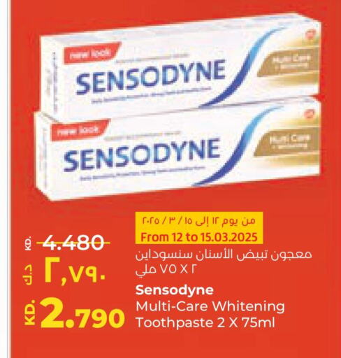 SENSODYNE Toothpaste available at Lulu Hypermarket  in Kuwait - Kuwait City