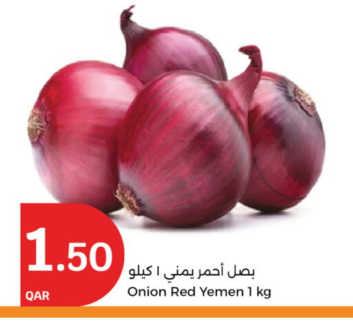 Onion from Yemen available at City Hypermarket in Qatar - Al Daayen