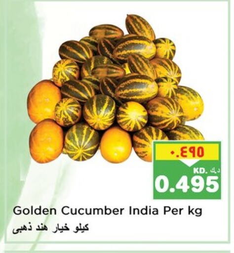 Cucumber from India available at Nesto Hypermarkets in Kuwait - Kuwait City