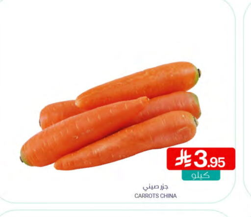 Carrot from China available at Muntazah Markets in KSA, Saudi Arabia, Saudi - Dammam