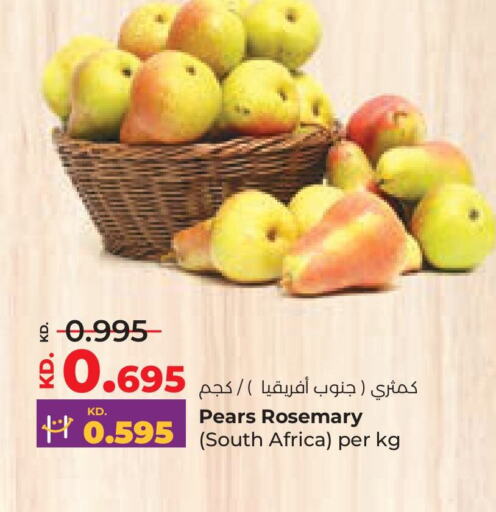 Pear from South Africa available at Lulu Hypermarket  in Kuwait - Kuwait City