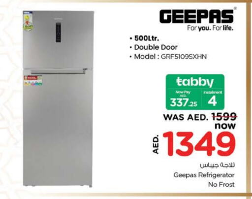 GEEPAS Refrigerator available at Nesto Hypermarket in UAE - Fujairah