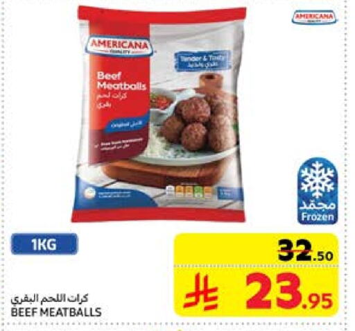 AMERICANA Beef available at Carrefour in KSA, Saudi Arabia, Saudi - Medina