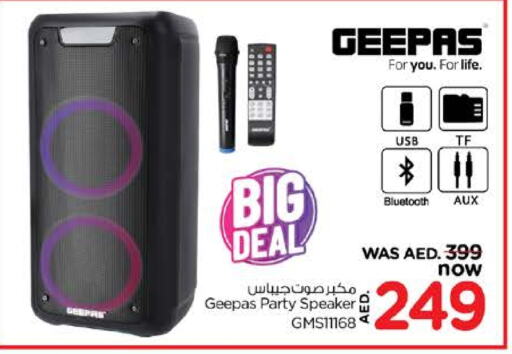 GEEPAS Speaker available at Nesto Hypermarket in UAE - Dubai