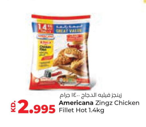 AMERICANA Chicken Fillet available at Lulu Hypermarket  in Kuwait - Ahmadi Governorate