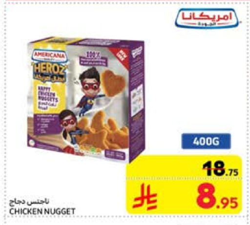 AMERICANA Chicken Nuggets available at Carrefour in KSA, Saudi Arabia, Saudi - Riyadh