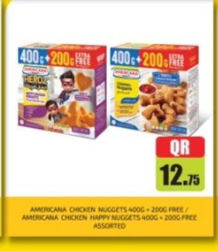 AMERICANA Chicken Nuggets available at Rawabi Hypermarket in Qatar - Al Khor