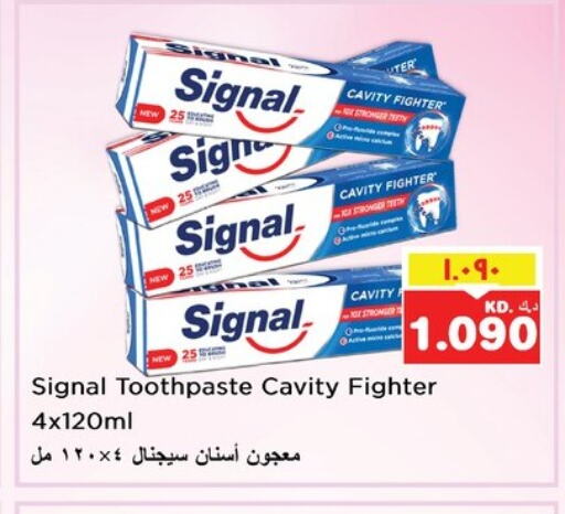 SIGNAL Toothpaste available at Nesto Hypermarkets in Kuwait - Kuwait City