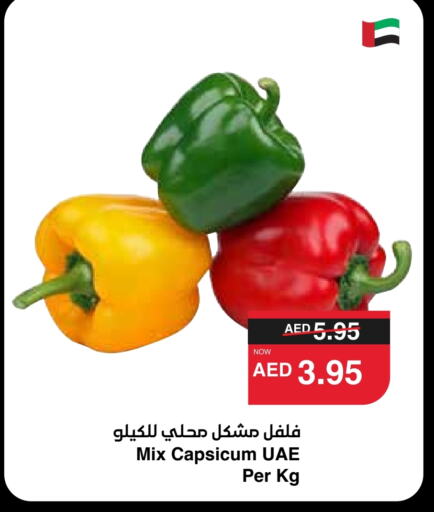 Chilli / Capsicum available at SPAR Hyper Market  in UAE - Al Ain