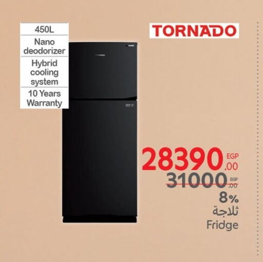 TORNADO Refrigerator available at Carrefour  in Egypt - Cairo