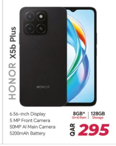 HONOR available at Rawabi Hypermarket in Qatar - Doha