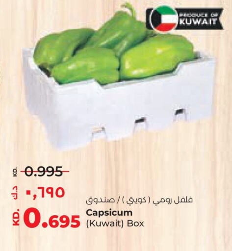 Chilli / Capsicum from Kuwait available at Lulu Hypermarket  in Kuwait - Jahra Governorate