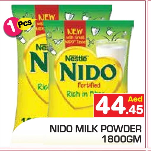 NIDO Milk Powder available at Baniyas Spike  in UAE - Abu Dhabi