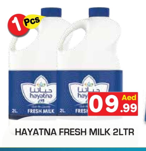 HAYATNA Fresh Milk available at Baniyas Spike  in UAE - Abu Dhabi