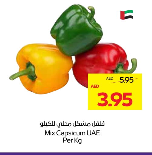 Chilli / Capsicum available at Megamart Supermarket  in UAE - Dubai