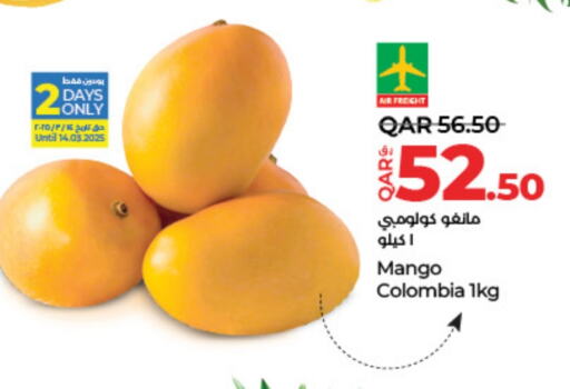 Mangoes from Colombia available at LuLu Hypermarket in Qatar - Al Daayen