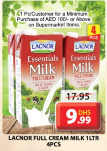 LACNOR Full Cream Milk available at Grand Hyper Market in UAE - Sharjah / Ajman