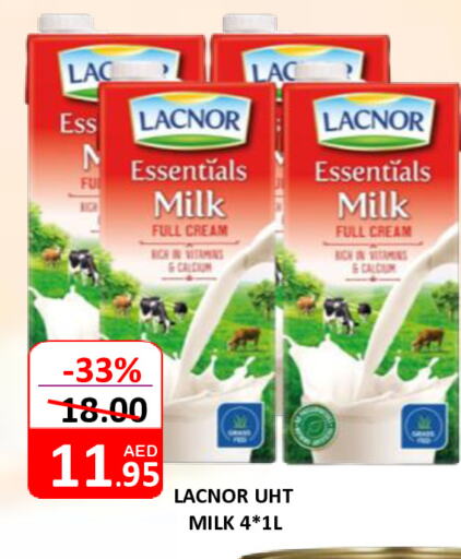 LACNOR Long Life / UHT Milk available at ROYAL GULF HYPERMARKET LLC in UAE - Abu Dhabi