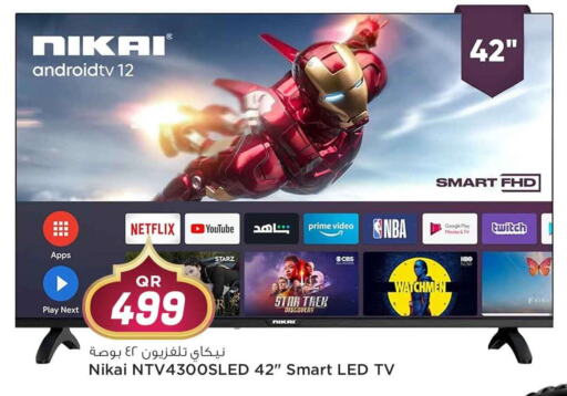 NIKAI Smart TV available at Safari Hypermarket in Qatar - Al Rayyan