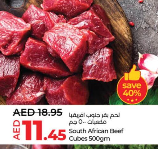 Beef available at Lulu Hypermarket in UAE - Fujairah