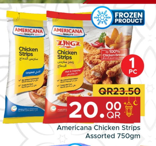 AMERICANA Chicken Strips available at Family Food Centre in Qatar - Al Khor