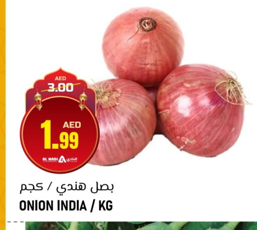 بصل from India available at النادي هايبرماركت in الإمارات العربية المتحدة , الامارات - الشارقة / عجمان