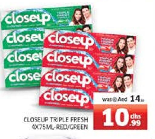 CLOSE UP Toothpaste available at Seven Emirates Supermarket in UAE - Abu Dhabi