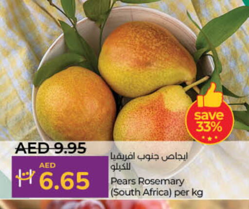 Pear from South Africa available at Lulu Hypermarket in UAE - Fujairah