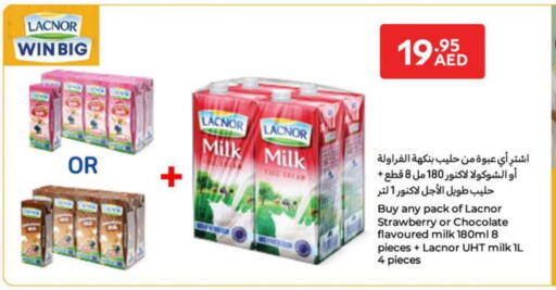 LACNOR Flavoured Milk available at Carrefour UAE in UAE - Sharjah / Ajman