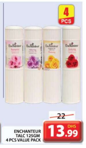 Enchanteur Talcum Powder available at Grand Hyper Market in UAE - Dubai