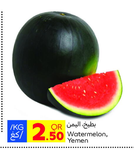 Watermelon from Yemen available at Carrefour in Qatar - Al Khor