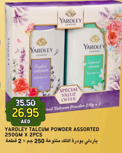 YARDLEY Talcum Powder available at Select Market in UAE - Abu Dhabi