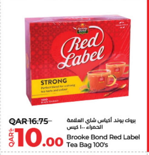 RED LABEL Tea Bags available at LuLu Hypermarket in Qatar - Al Wakra