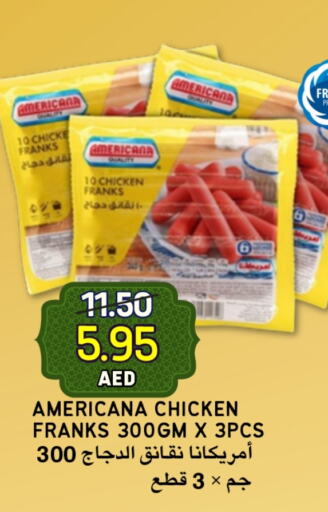 AMERICANA Chicken Franks available at Select Market in UAE - Abu Dhabi