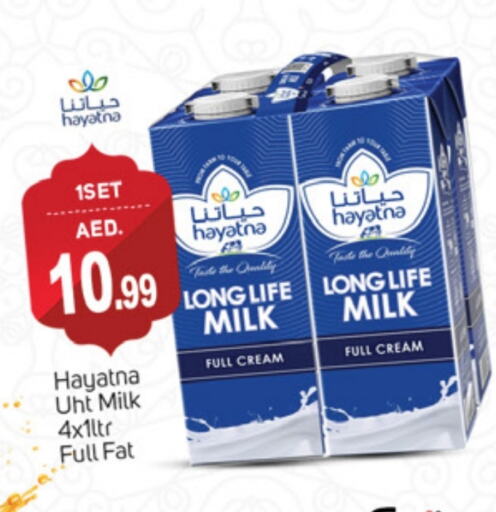 HAYATNA Long Life / UHT Milk available at TALAL MARKET in UAE - Dubai