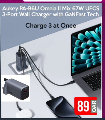 Charger available at iCONNECT  in Qatar - Al-Shahaniya