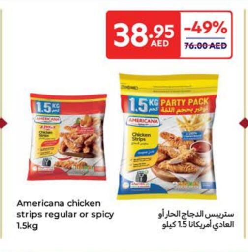 AMERICANA Chicken Strips available at Carrefour UAE in UAE - Al Ain