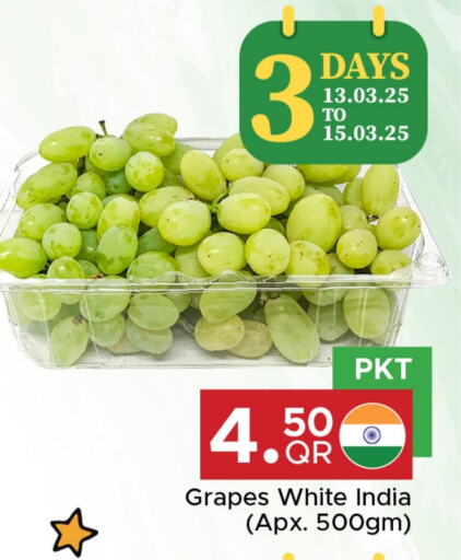 Grapes from India available at Family Food Centre in Qatar - Al-Shahaniya