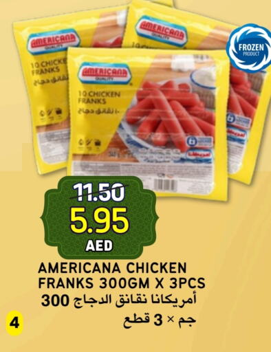 AMERICANA Chicken Franks available at Select Market in UAE - Abu Dhabi