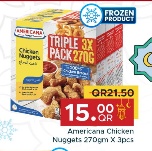 AMERICANA Chicken Nuggets available at Family Food Centre in Qatar - Al Wakra