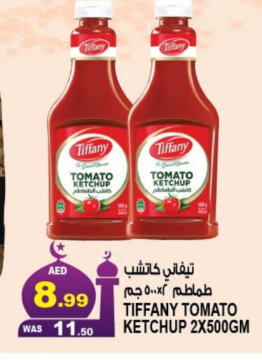 TIFFANY Tomato Ketchup available at Hashim Hypermarket in UAE - Sharjah / Ajman