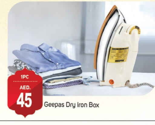 GEEPAS Ironbox available at TALAL MARKET in UAE - Dubai