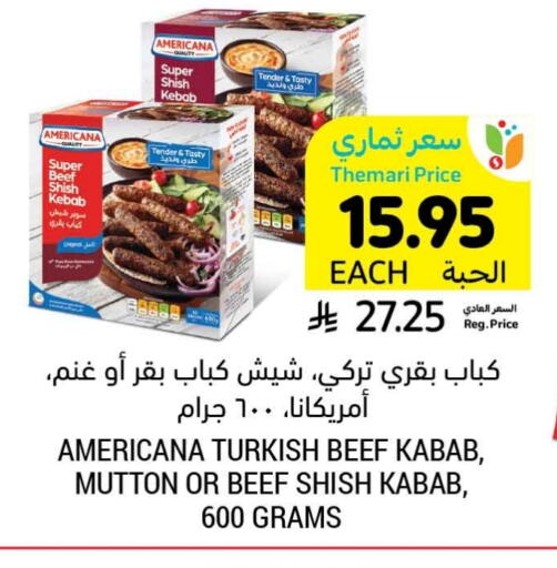 AMERICANA Beef available at Tamimi Market in KSA, Saudi Arabia, Saudi - Saihat