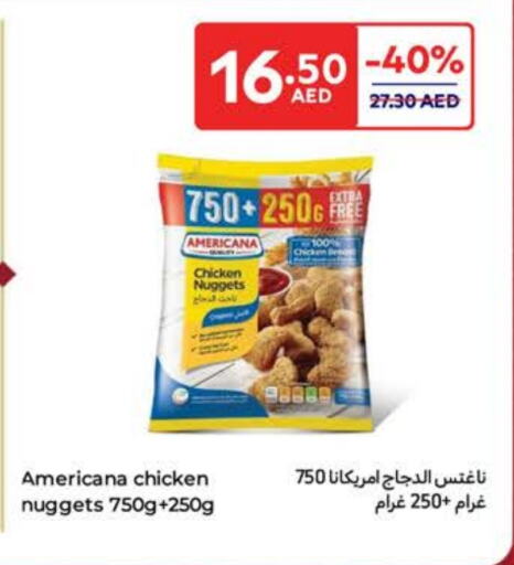 AMERICANA Chicken Nuggets available at Carrefour UAE in UAE - Sharjah / Ajman