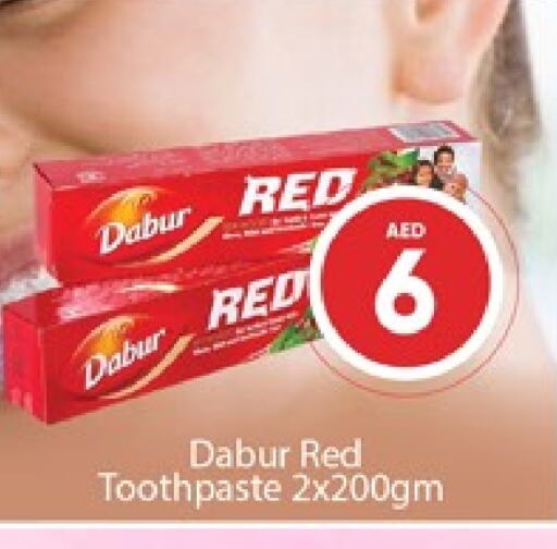 DABUR RED Toothpaste available at Al Madina  in UAE - Dubai