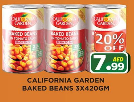 CALIFORNIA GARDEN Baked Beans available at Ainas Al madina hypermarket in UAE - Sharjah / Ajman