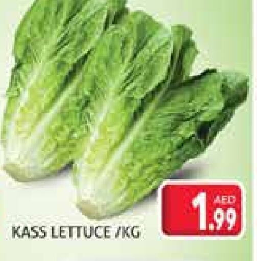 Lettuce available at مركز النخيل هايبرماركت in الإمارات العربية المتحدة , الامارات - الشارقة / عجمان