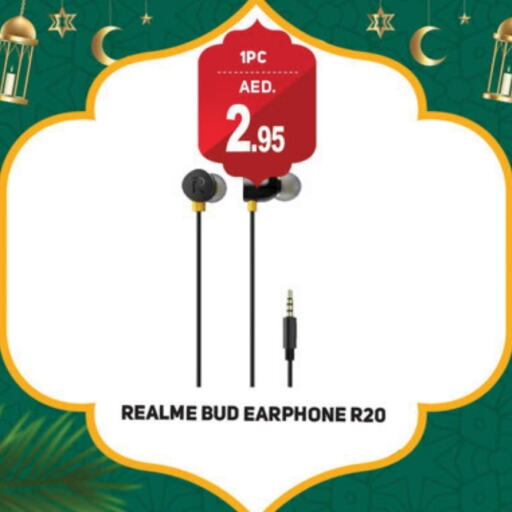 REALME Earphone available at TALAL MARKET in UAE - Sharjah / Ajman