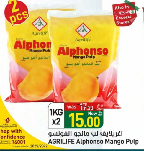 Mango available at SPAR in Qatar - Al Daayen